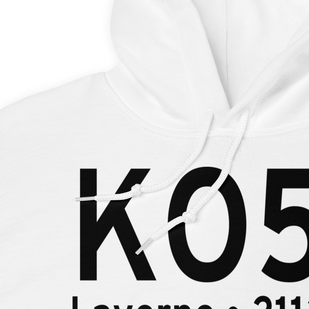 Laverne Municipal Airport (KO51) ICAO Hoodie Sweatshirt 