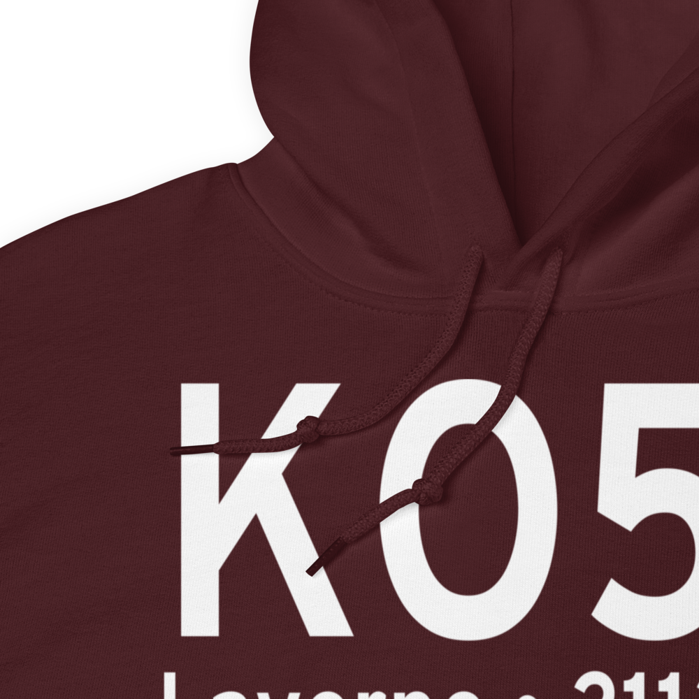Laverne Municipal Airport (KO51) ICAO Hoodie Sweatshirt 