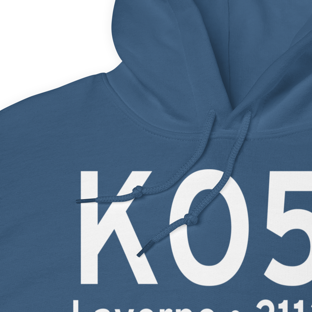 Laverne Municipal Airport (KO51) ICAO Hoodie Sweatshirt 