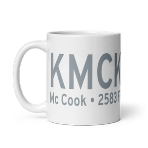Mc Cook Ben Nelson Regional Airport (KMCK) ICAO Mug