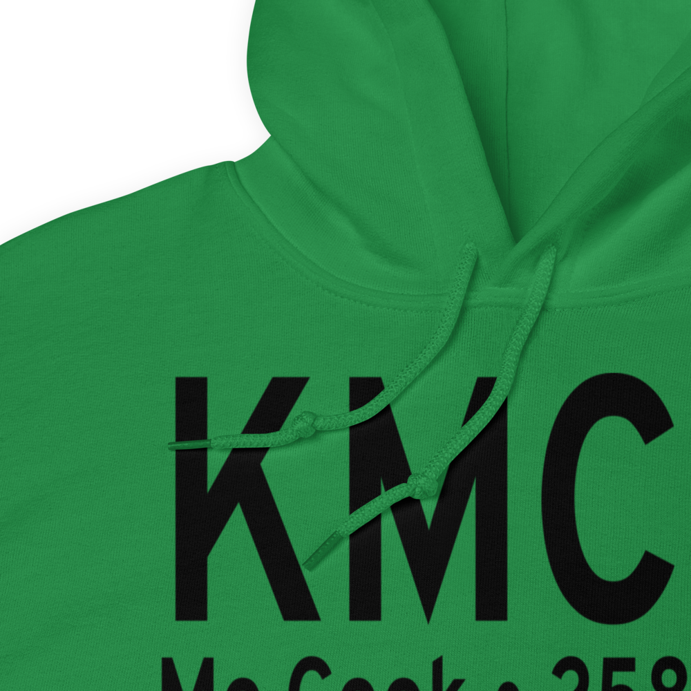 Mc Cook Ben Nelson Regional Airport (KMCK) ICAO Hoodie Sweatshirt 