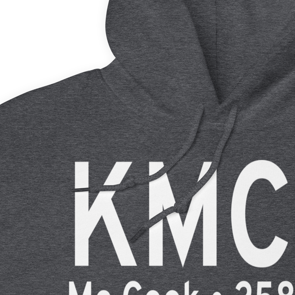 Mc Cook Ben Nelson Regional Airport (KMCK) ICAO Hoodie Sweatshirt 