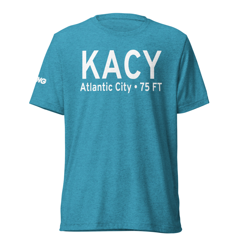 Atlantic City International Airport (KACY) ICAO Tri-blend T-Shirt 