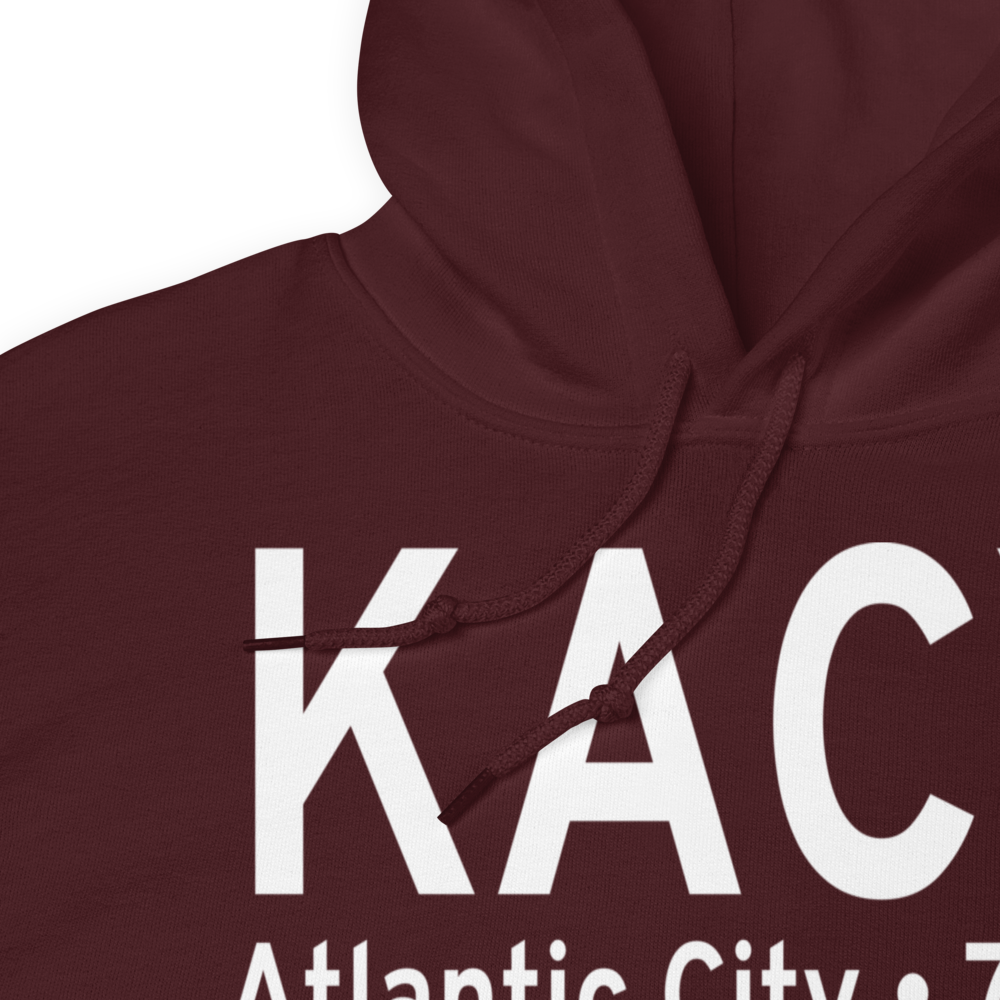 Atlantic City International Airport (KACY) ICAO Hoodie Sweatshirt 