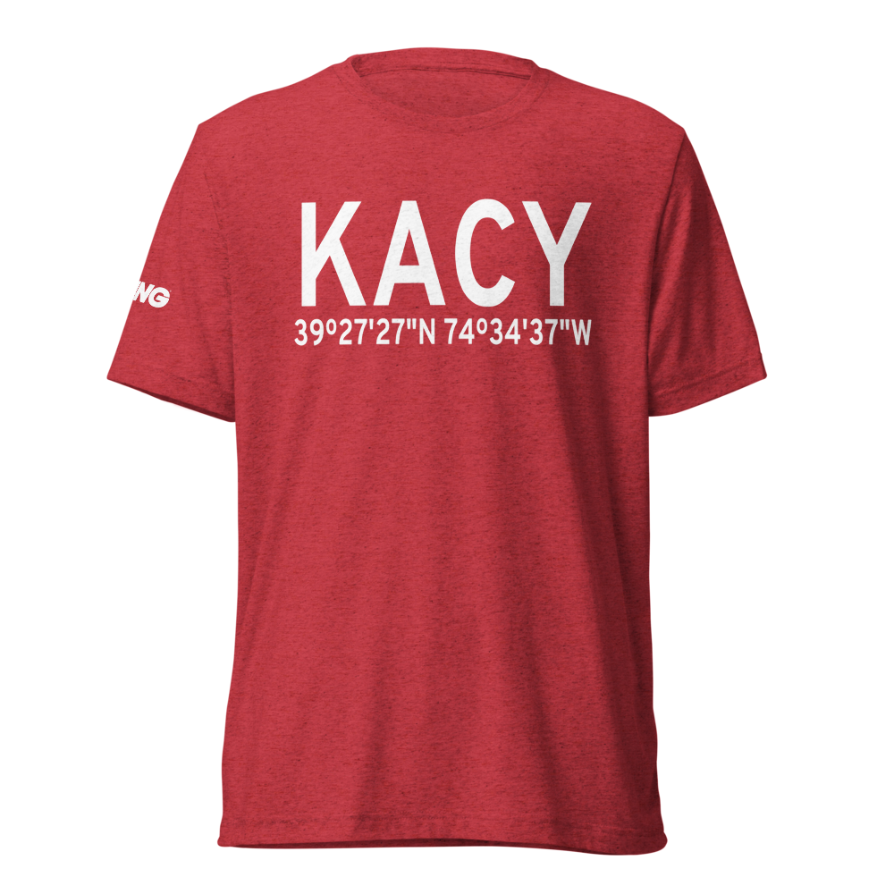 Atlantic City International Airport (KACY) ICAO Tri-blend T-Shirt 