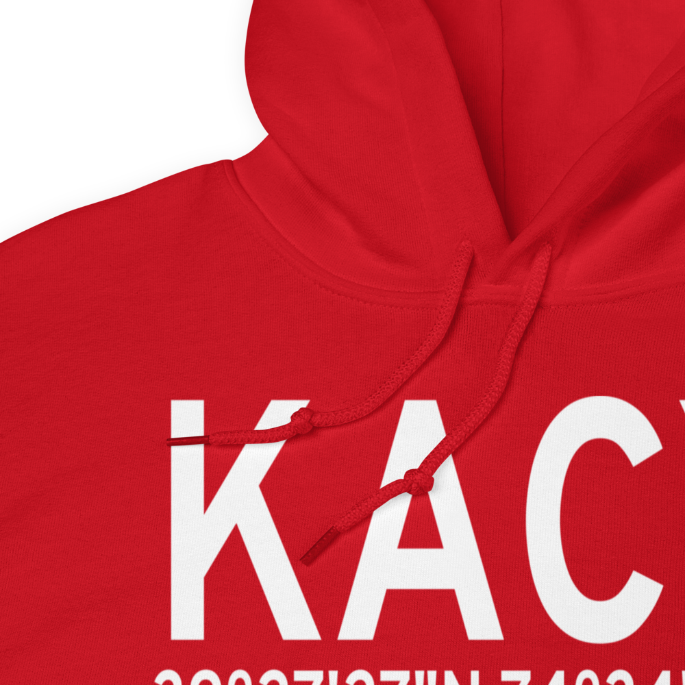 Atlantic City International Airport (KACY) ICAO Hoodie Sweatshirt 