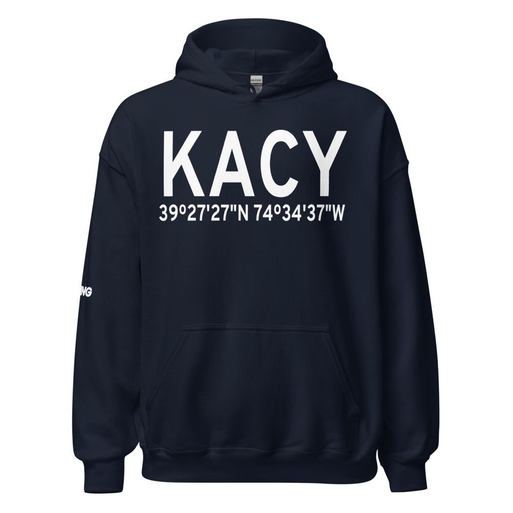 Atlantic City International Airport (KACY) ICAO Hoodie Sweatshirt 