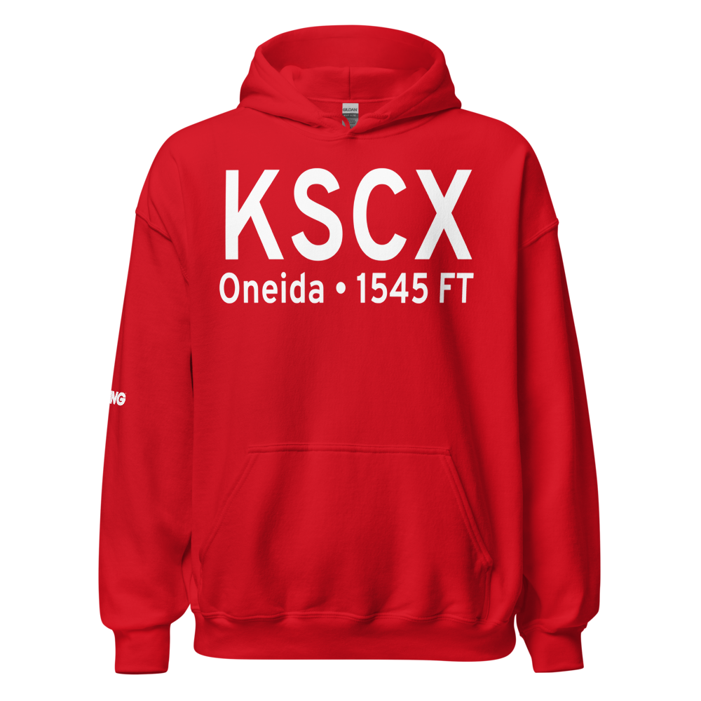 Scott Municipal Airport (KSCX) ICAO Hoodie Sweatshirt 