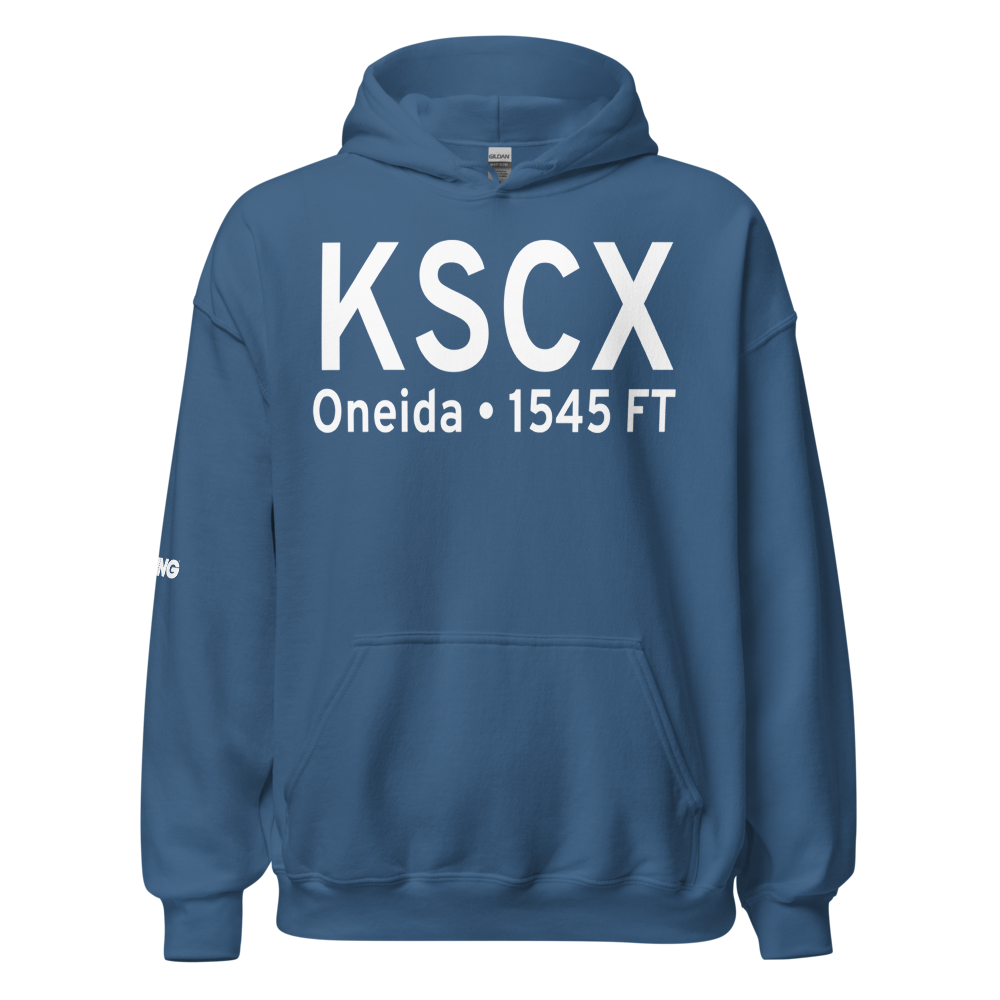 Scott Municipal Airport (KSCX) ICAO Hoodie Sweatshirt 