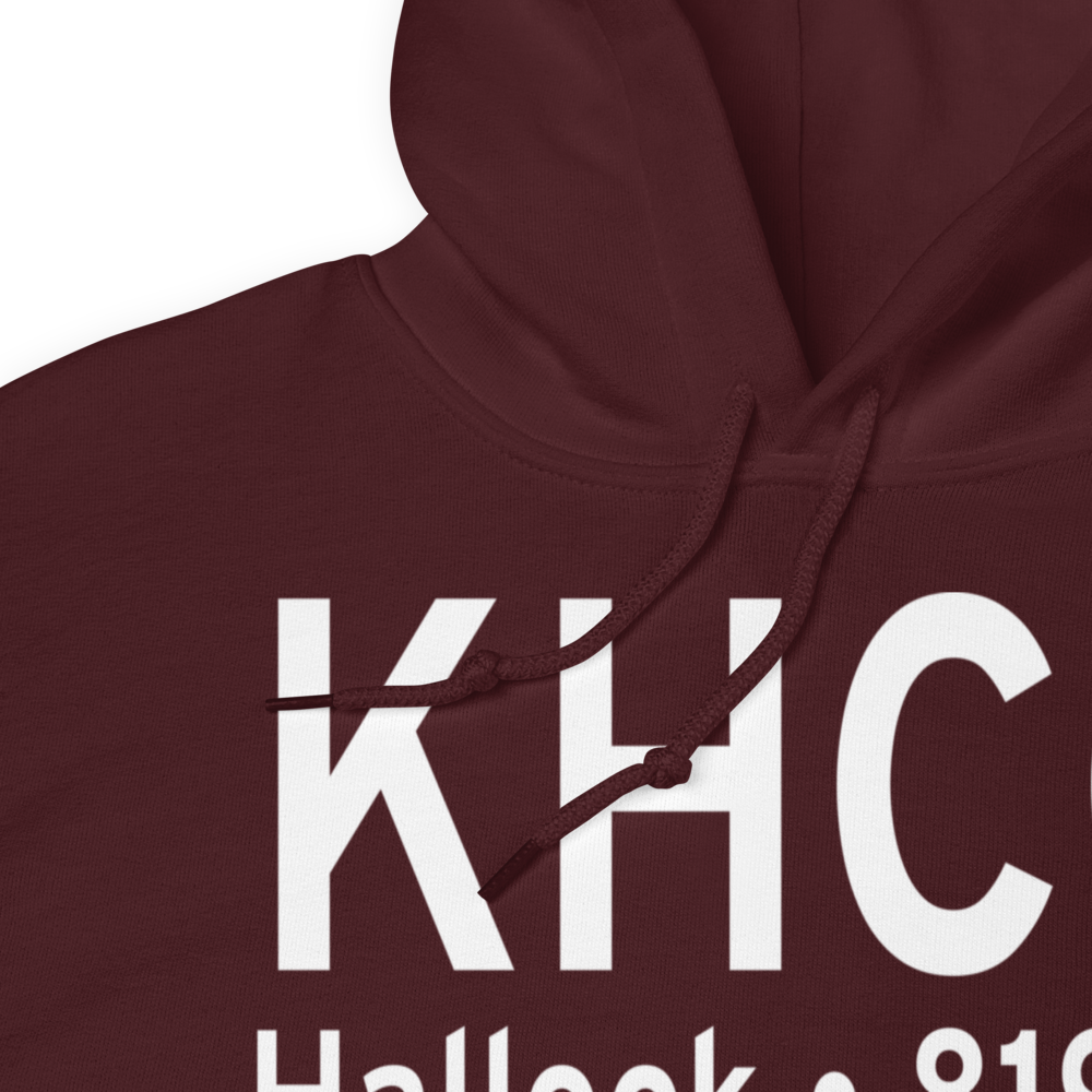 Hallock Municipal Airport (KHCO) ICAO Hoodie Sweatshirt 