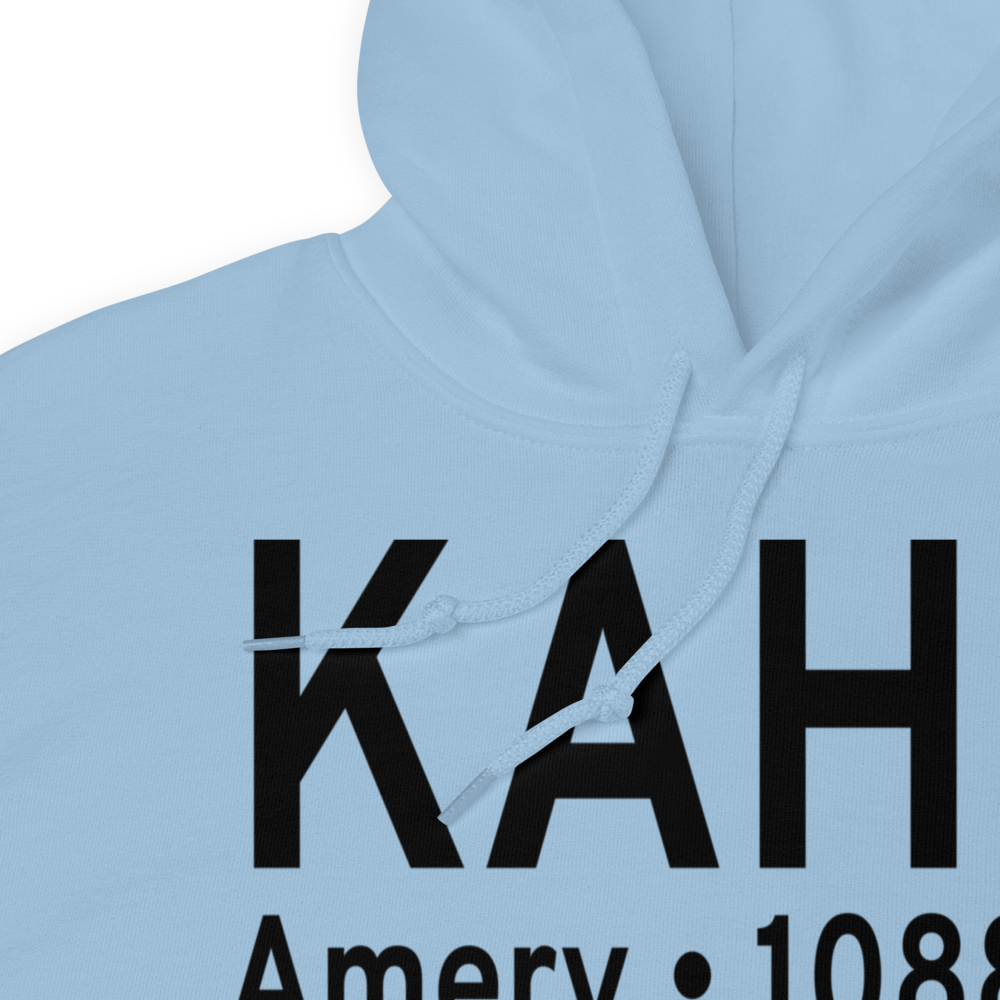 Amery Municipal Airport (KAHH) ICAO Hoodie Sweatshirt 