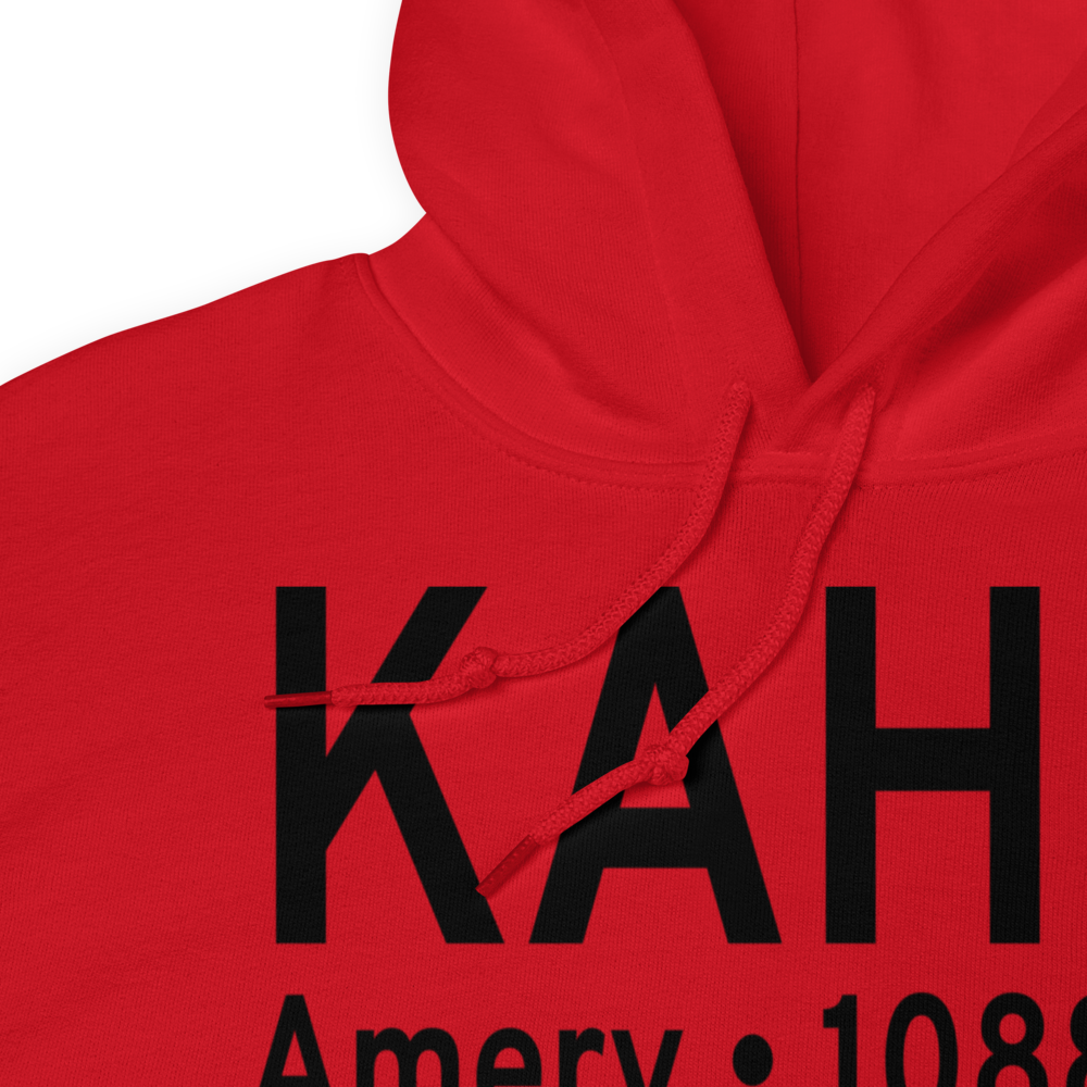 Amery Municipal Airport (KAHH) ICAO Hoodie Sweatshirt 