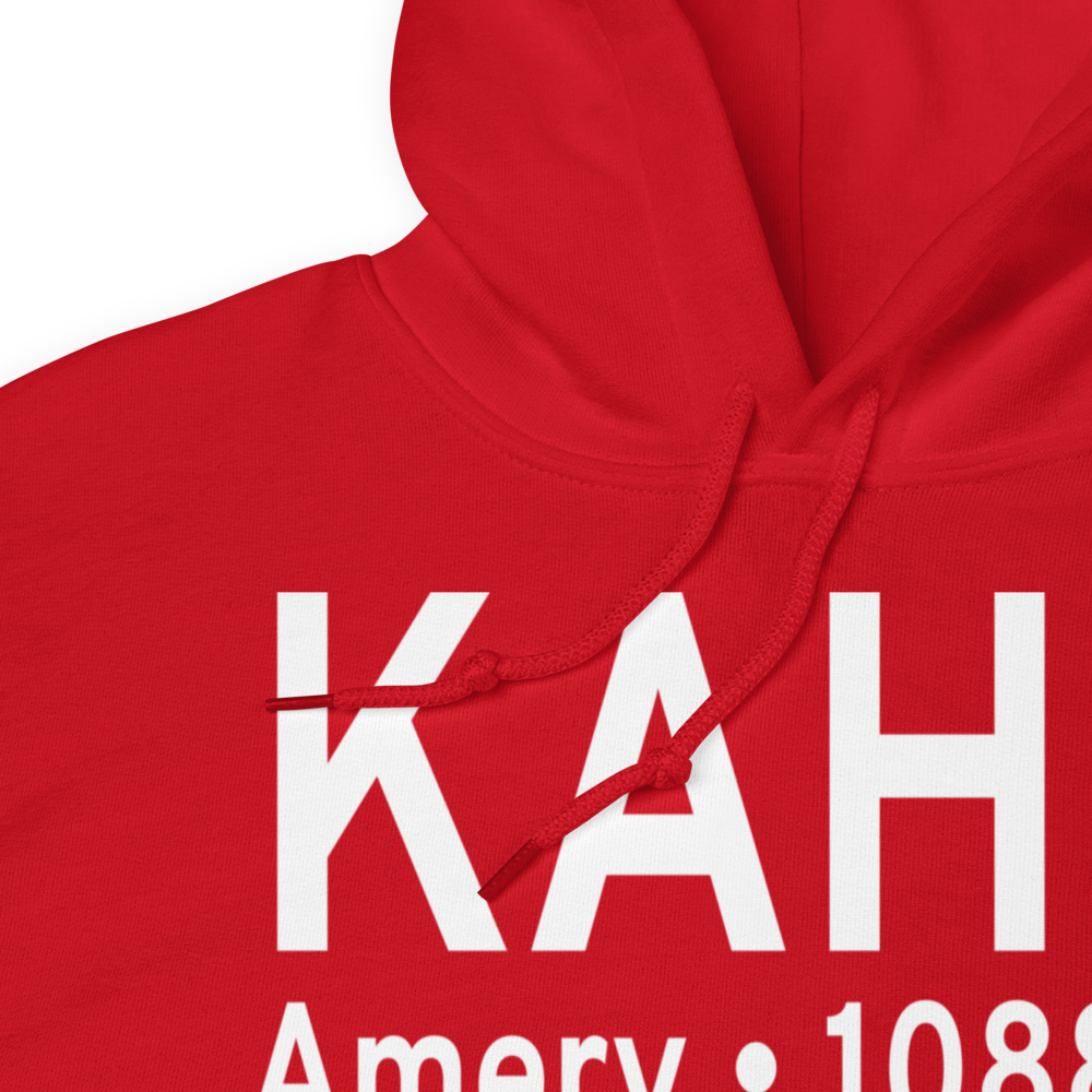 Amery Municipal Airport (KAHH) ICAO Hoodie Sweatshirt 
