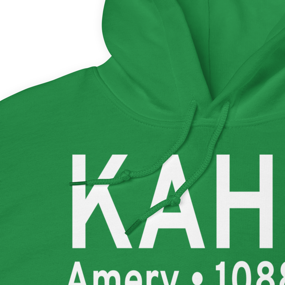 Amery Municipal Airport (KAHH) ICAO Hoodie Sweatshirt 