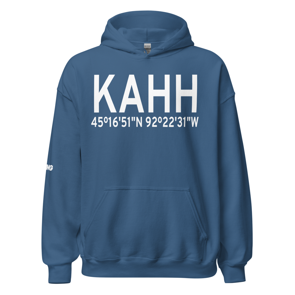 Amery Municipal Airport (KAHH) ICAO Hoodie Sweatshirt 