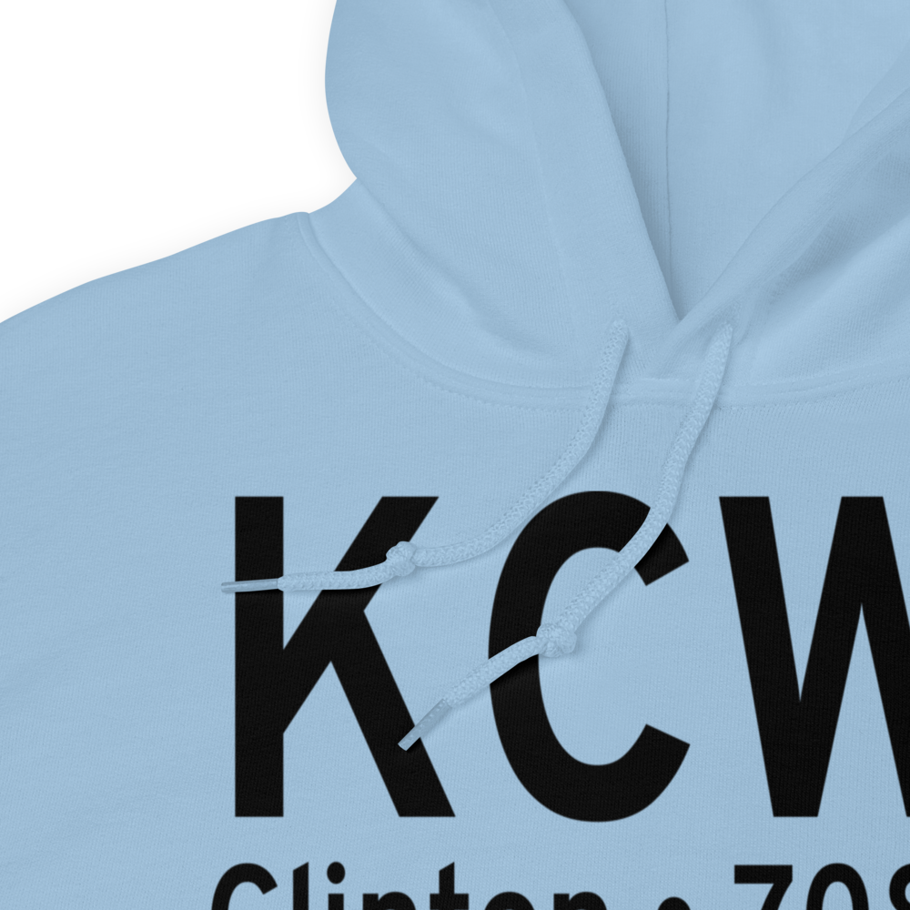 Clinton Municipal Airport (KCWI) ICAO Hoodie Sweatshirt 