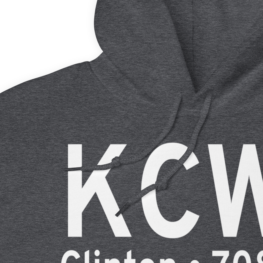 Clinton Municipal Airport (KCWI) ICAO Hoodie Sweatshirt 