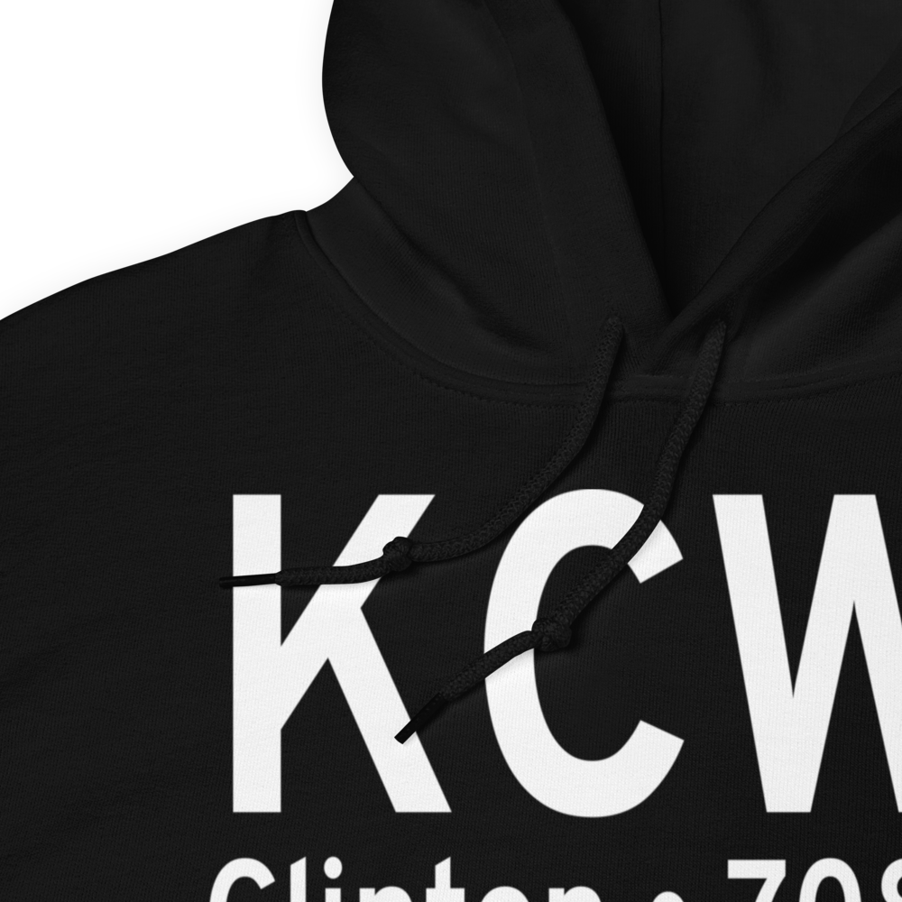 Clinton Municipal Airport (KCWI) ICAO Hoodie Sweatshirt 