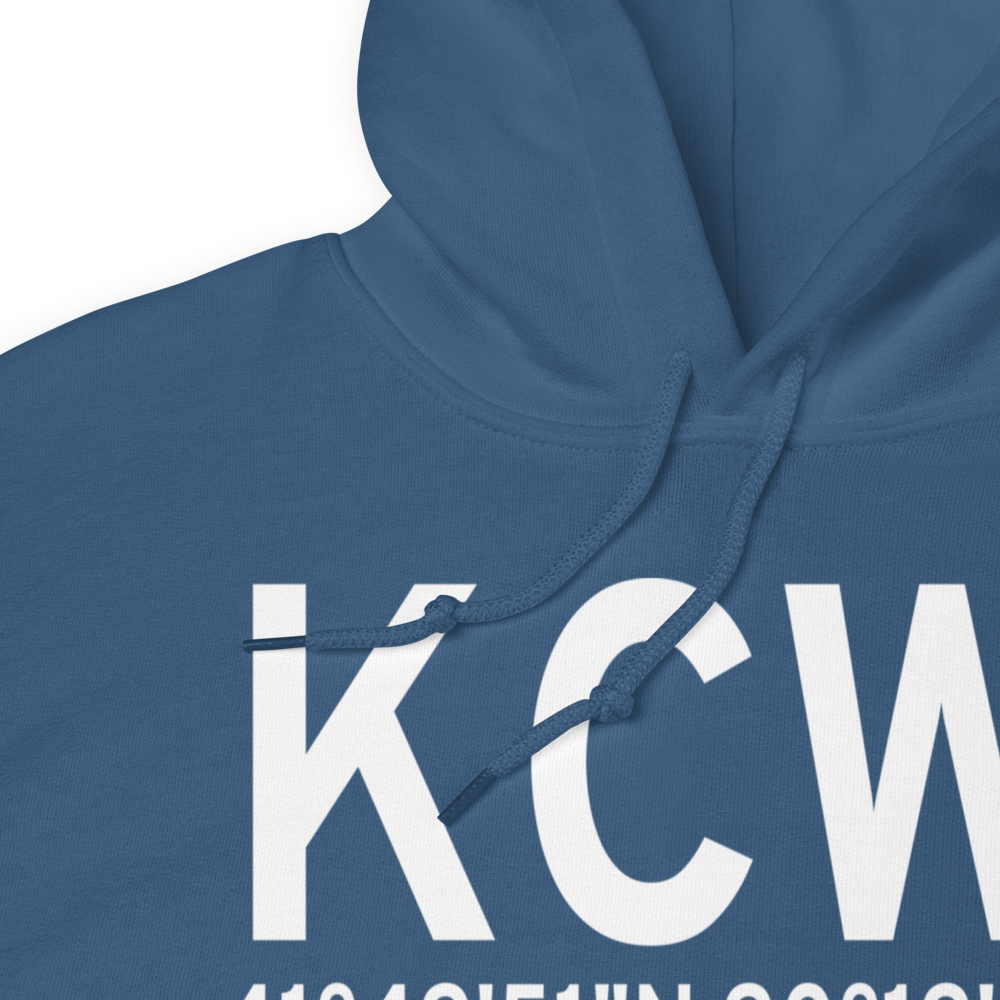 Clinton Municipal Airport (KCWI) ICAO Hoodie Sweatshirt 