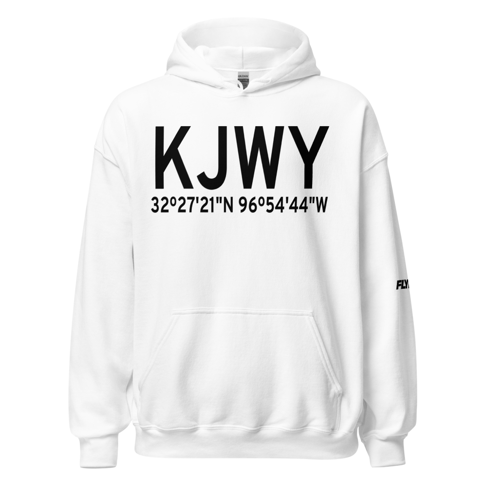 Mid Way Regional Airport (KJWY) ICAO Hoodie Sweatshirt 