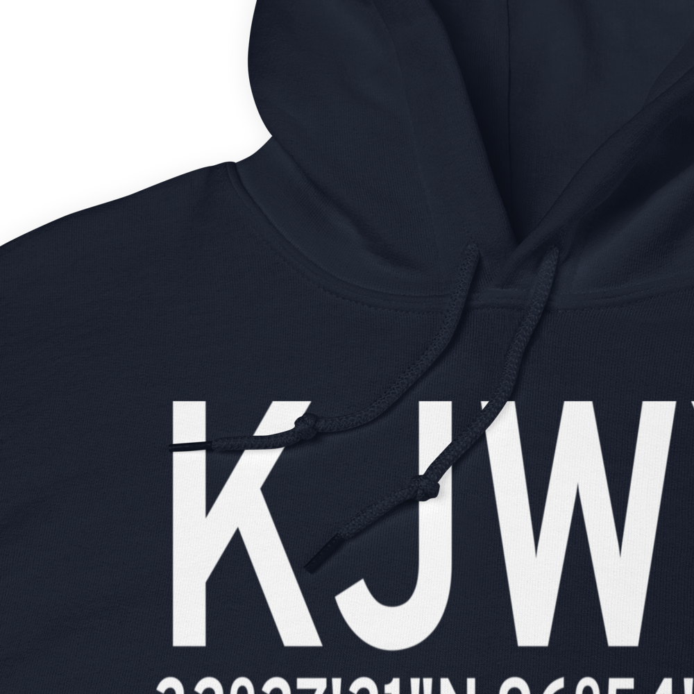 Mid Way Regional Airport (KJWY) ICAO Hoodie Sweatshirt 