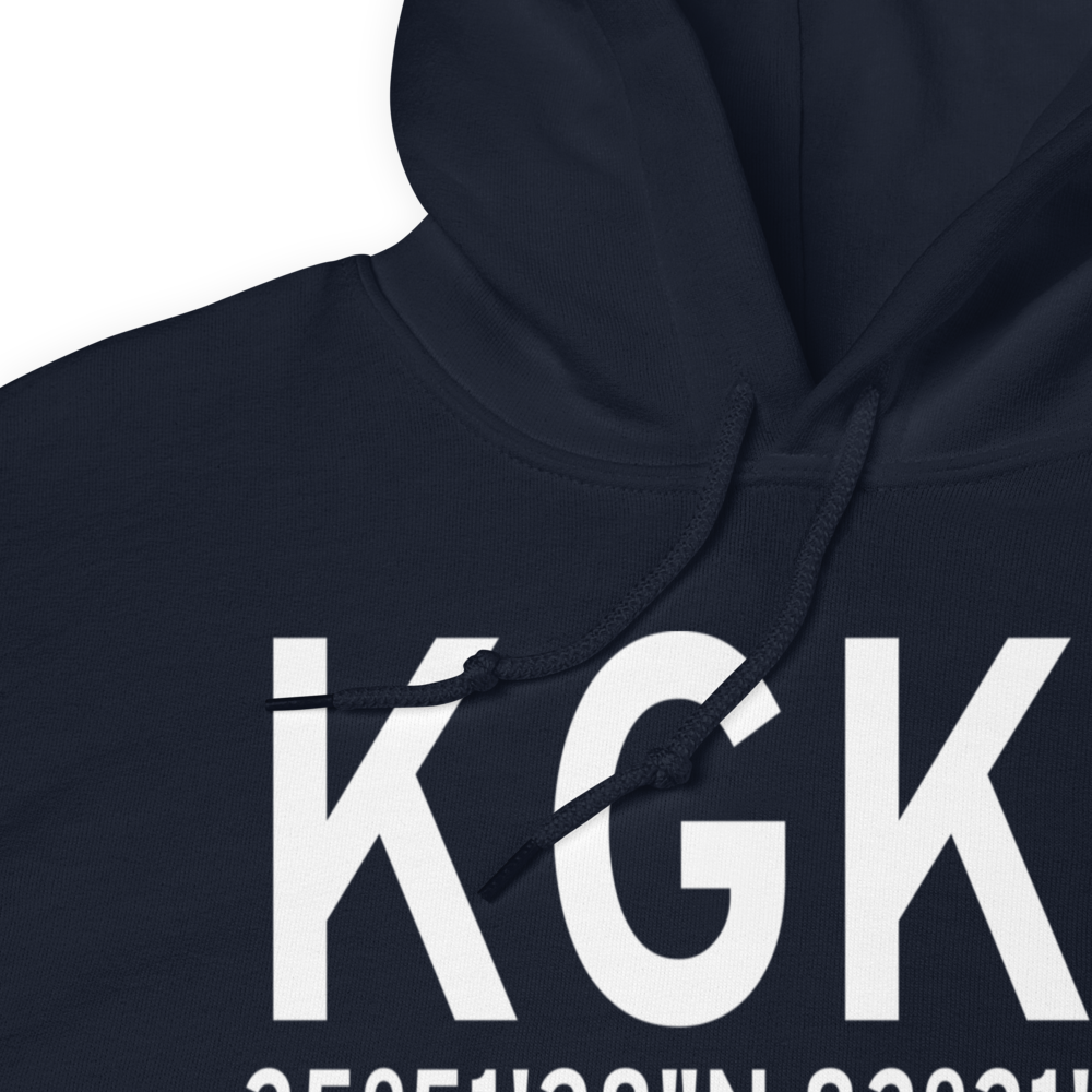Gatlinburg-Pigeon Forge Airport (KGKT) ICAO Hoodie Sweatshirt 