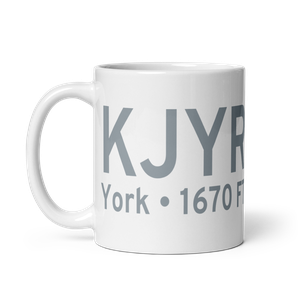 York Municipal Airport (KJYR) ICAO Mug