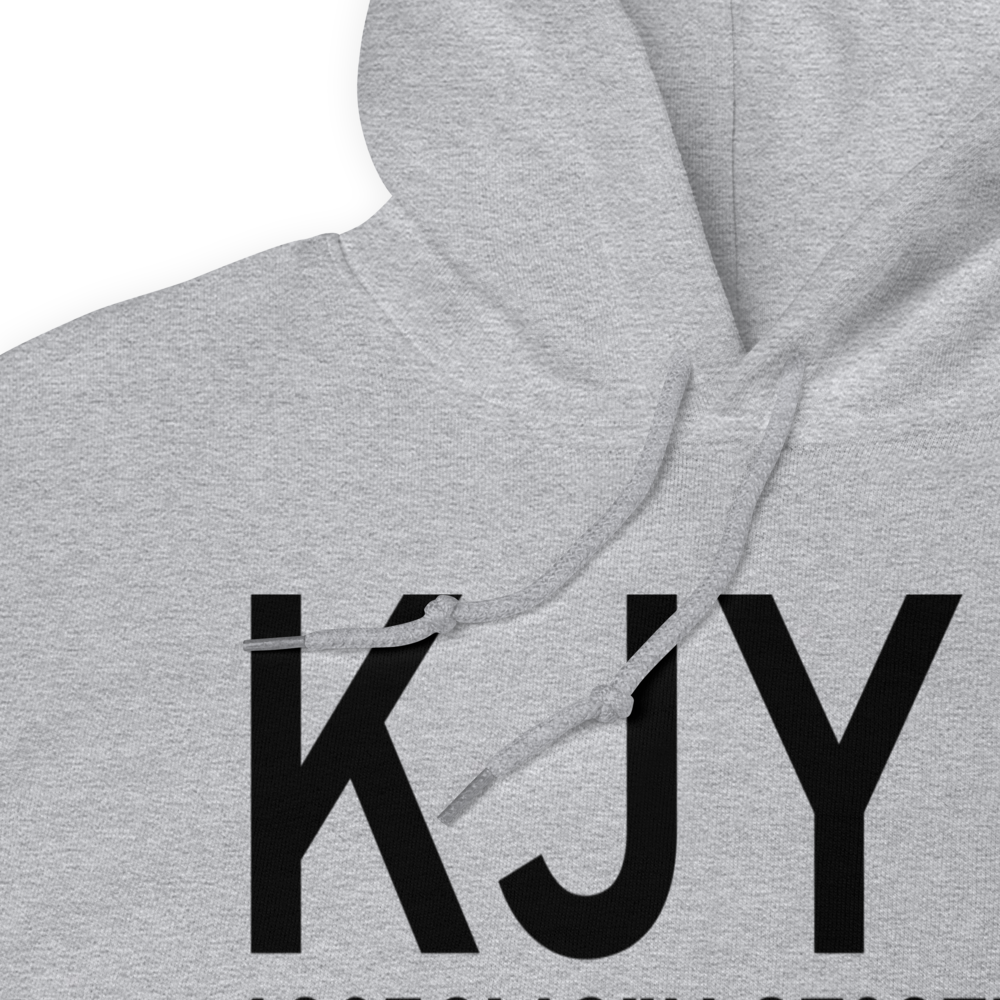York Municipal Airport (KJYR) ICAO Hoodie Sweatshirt 