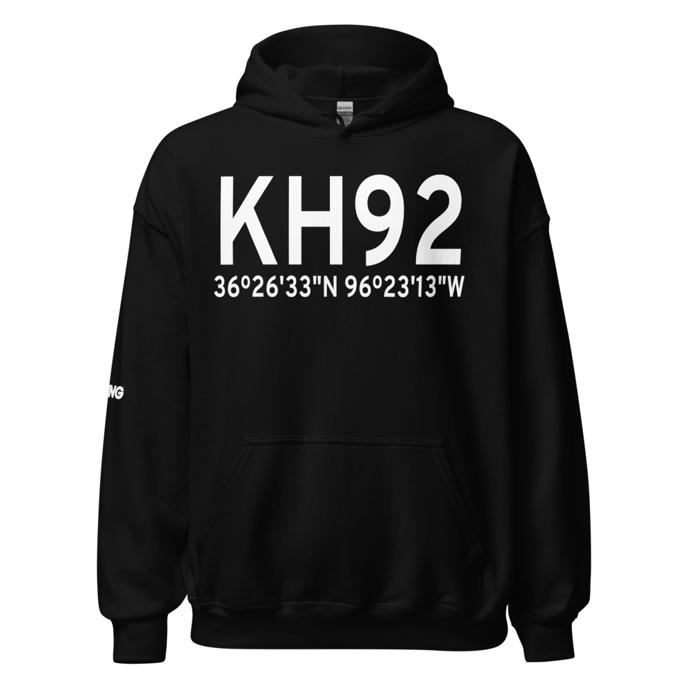 Hominy Municipal Airport (KH92) ICAO Hoodie Sweatshirt 