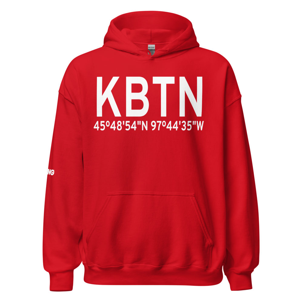 Britton Municipal Airport (KBTN) ICAO Hoodie Sweatshirt 