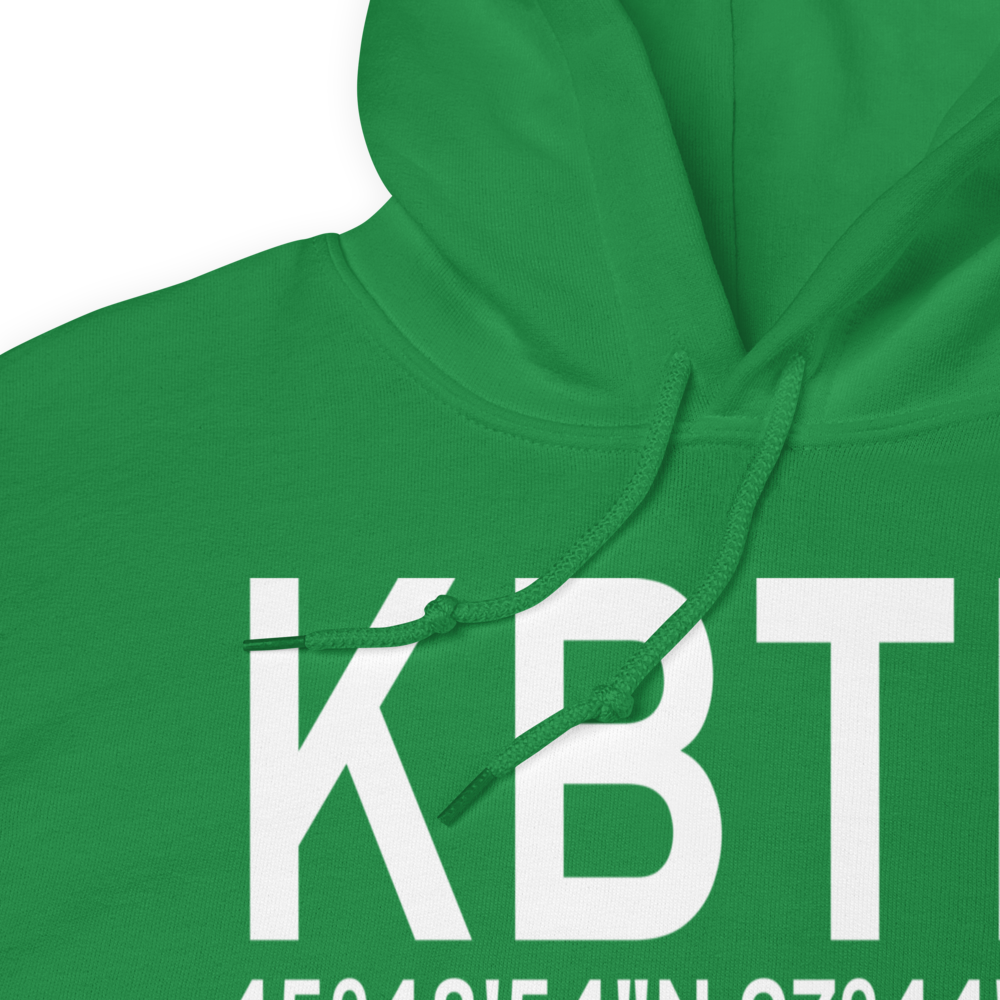 Britton Municipal Airport (KBTN) ICAO Hoodie Sweatshirt 