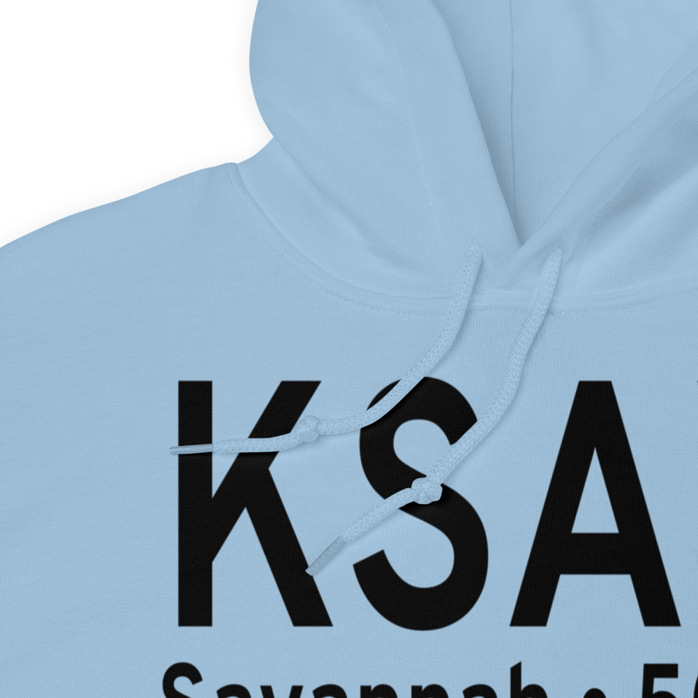Savannah Hilton Head International Airport (KSAV) ICAO Hoodie Sweatshirt 