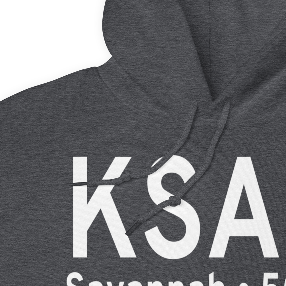 Savannah Hilton Head International Airport (KSAV) ICAO Hoodie Sweatshirt 