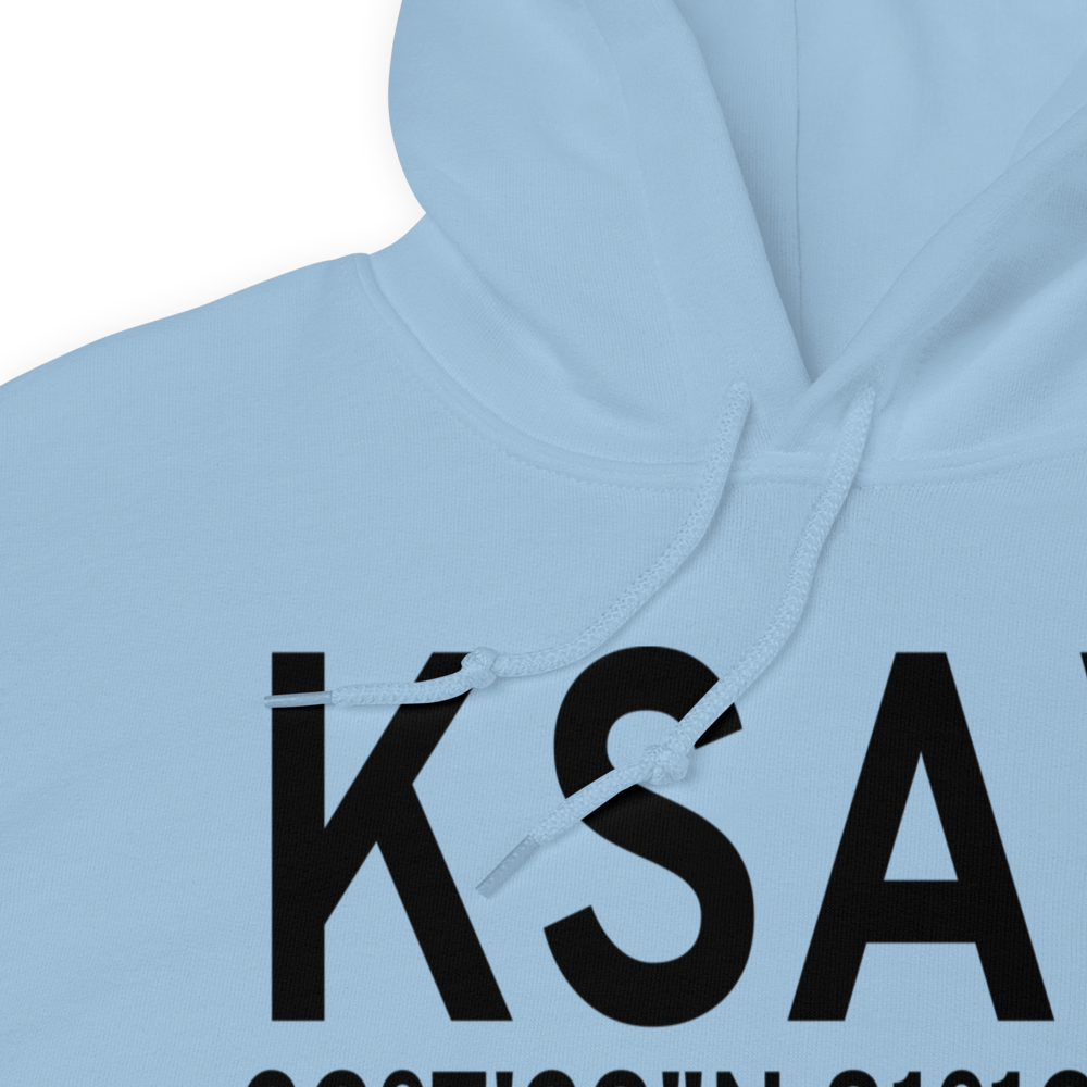 Savannah Hilton Head International Airport (KSAV) ICAO Hoodie Sweatshirt 