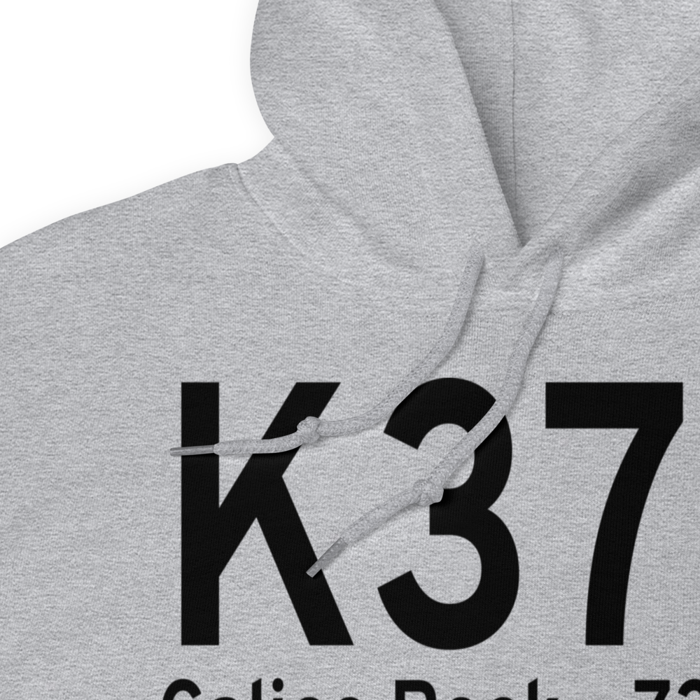 Calico Rock Izard County Airport (K37T) ICAO Hoodie Sweatshirt 