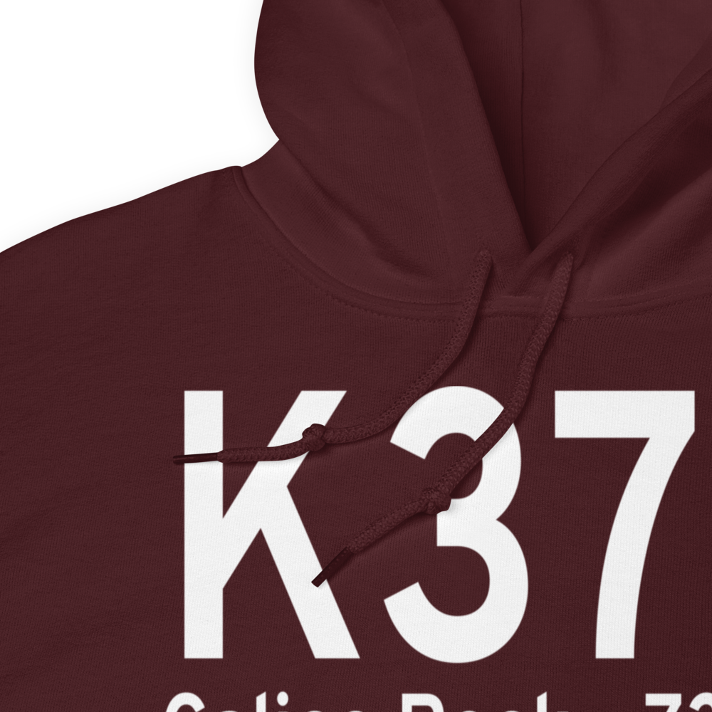 Calico Rock Izard County Airport (K37T) ICAO Hoodie Sweatshirt 