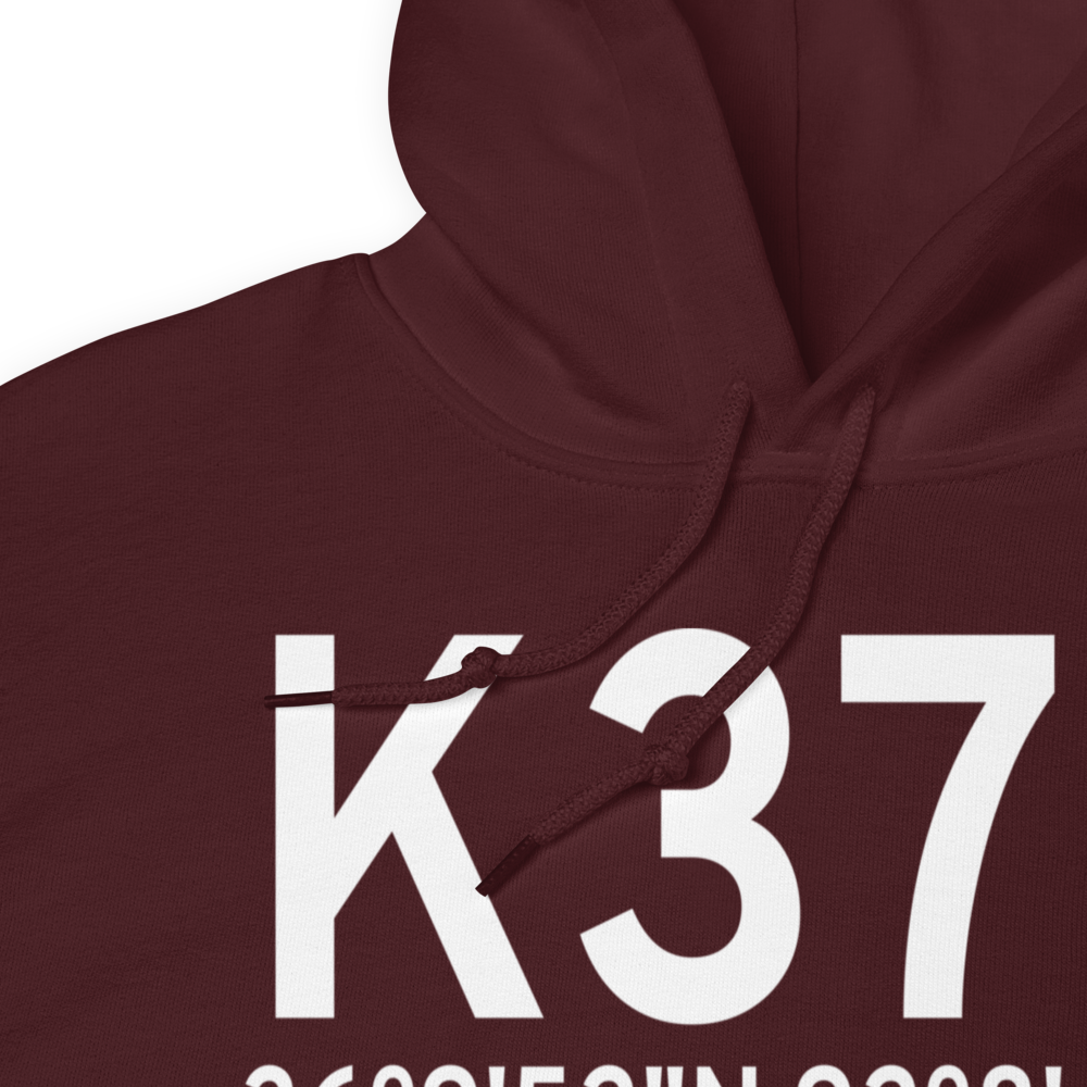 Calico Rock Izard County Airport (K37T) ICAO Hoodie Sweatshirt 