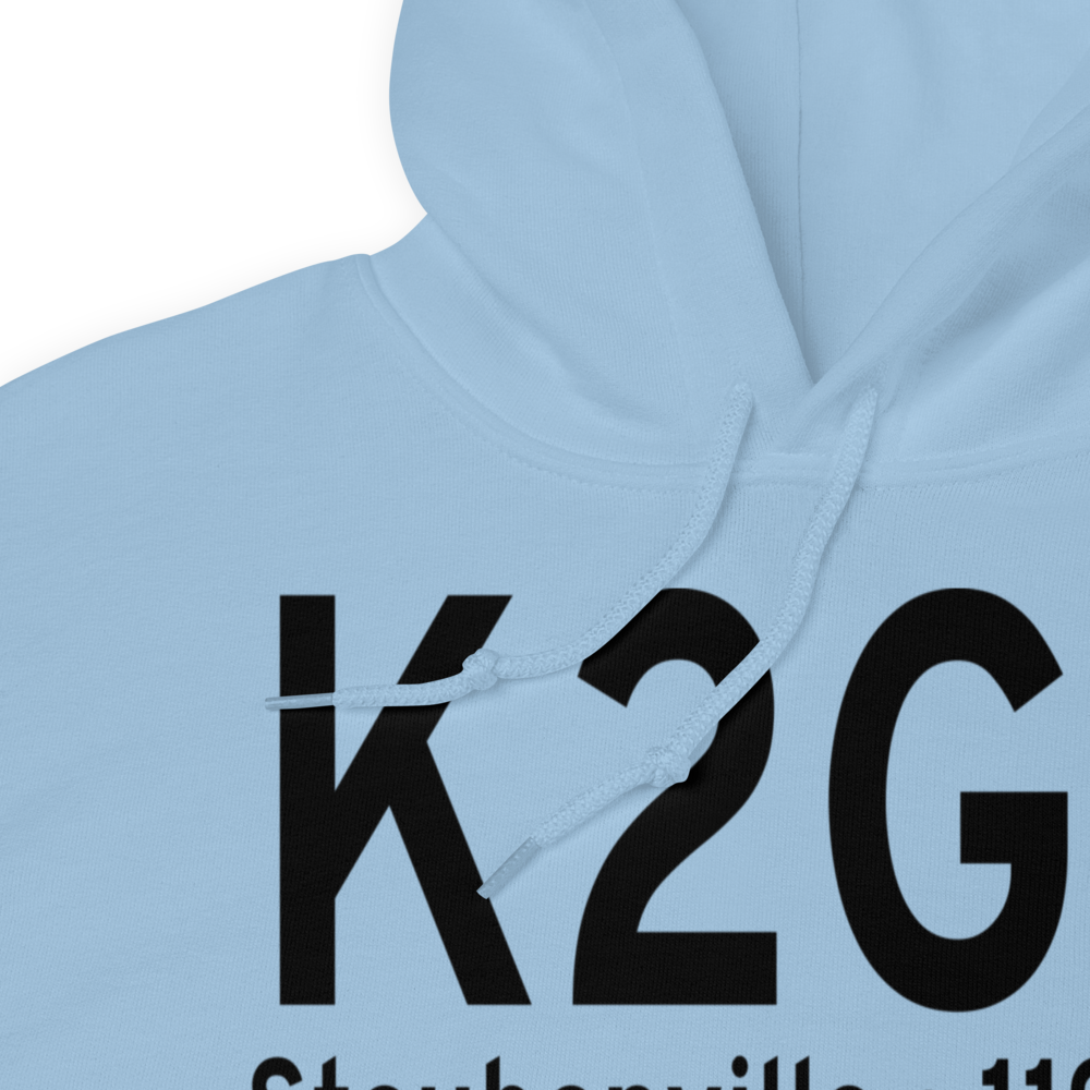 Jefferson County Airpark (K2G2) ICAO Hoodie Sweatshirt 