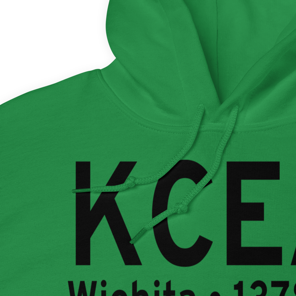 Cessna Aircraft Field (KCEA) ICAO Hoodie Sweatshirt 