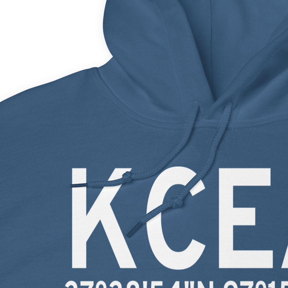 Cessna Aircraft Field (KCEA) ICAO Hoodie Sweatshirt 