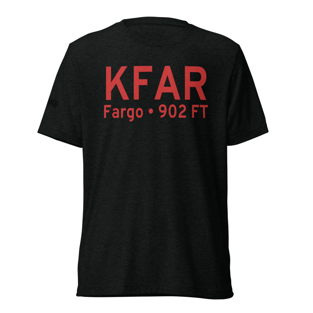 Hector International Airport (KFAR) ICAO Tri-blend T-Shirt 