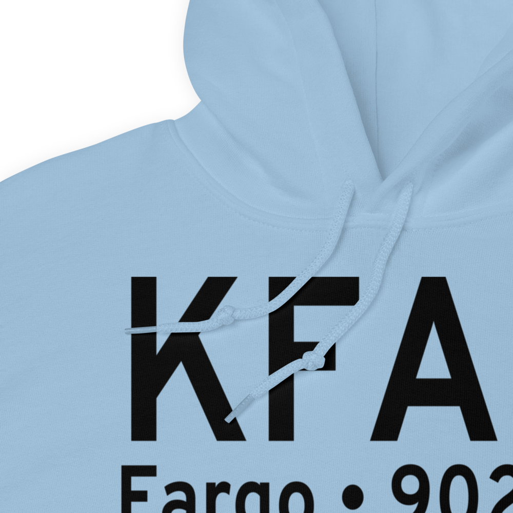 Hector International Airport (KFAR) ICAO Hoodie Sweatshirt 