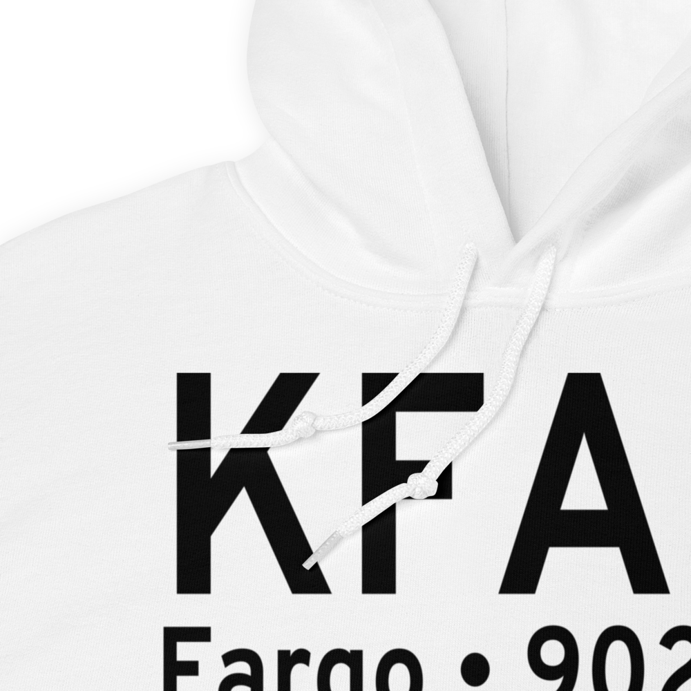 Hector International Airport (KFAR) ICAO Hoodie Sweatshirt 