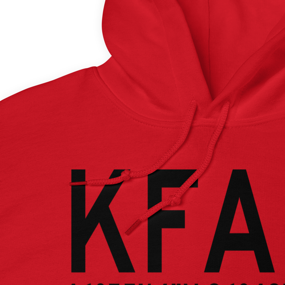 Hector International Airport (KFAR) ICAO Hoodie Sweatshirt 