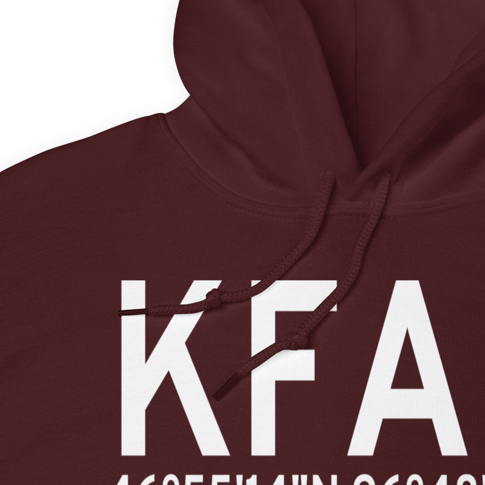 Hector International Airport (KFAR) ICAO Hoodie Sweatshirt 