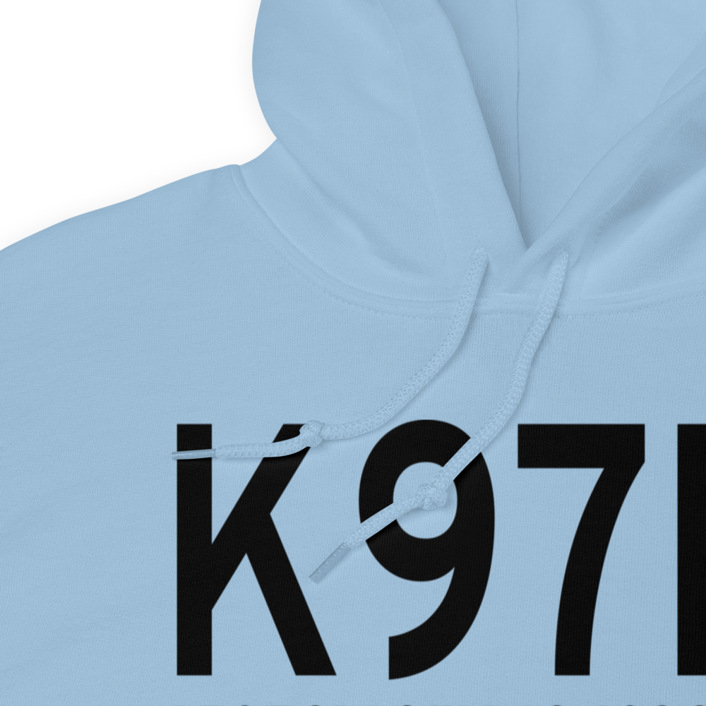 Ekalaka Airport (K97M) ICAO Hoodie Sweatshirt 