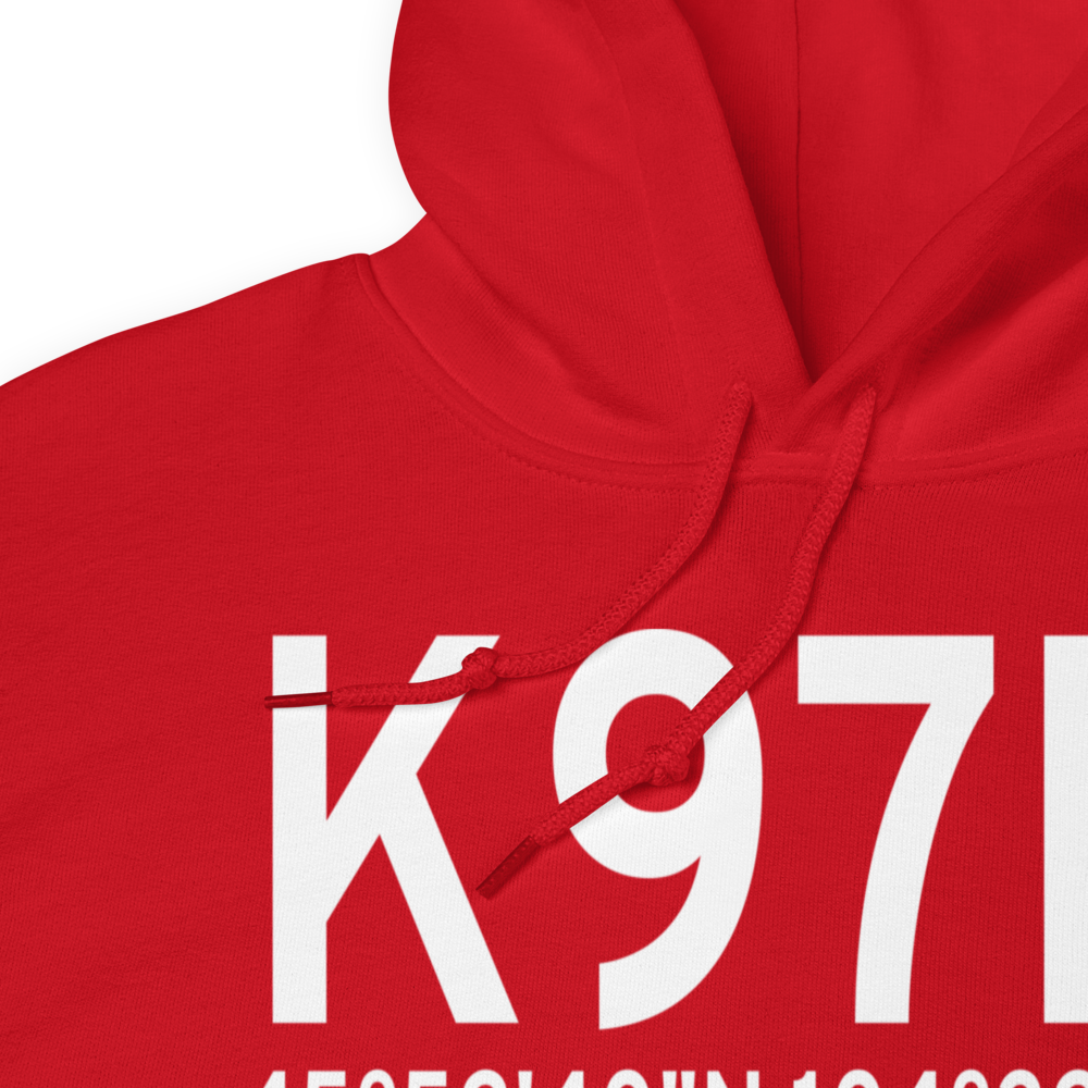Ekalaka Airport (K97M) ICAO Hoodie Sweatshirt 