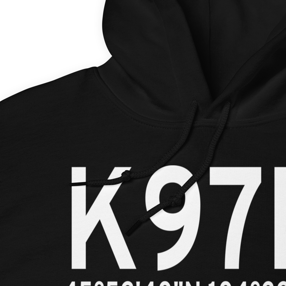 Ekalaka Airport (K97M) ICAO Hoodie Sweatshirt 