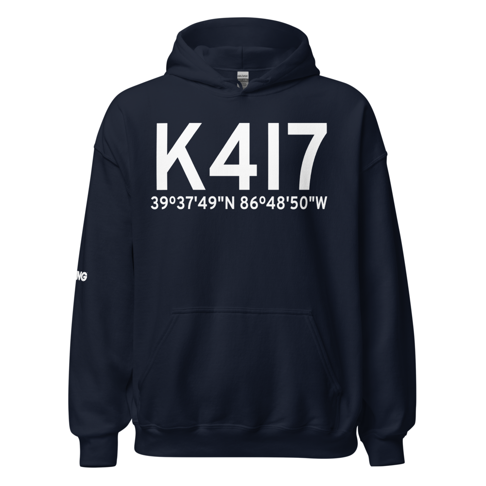 Putnam County Airport (K4I7) ICAO Hoodie Sweatshirt 