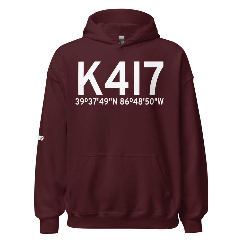 Putnam County Airport (K4I7) ICAO Hoodie Sweatshirt 